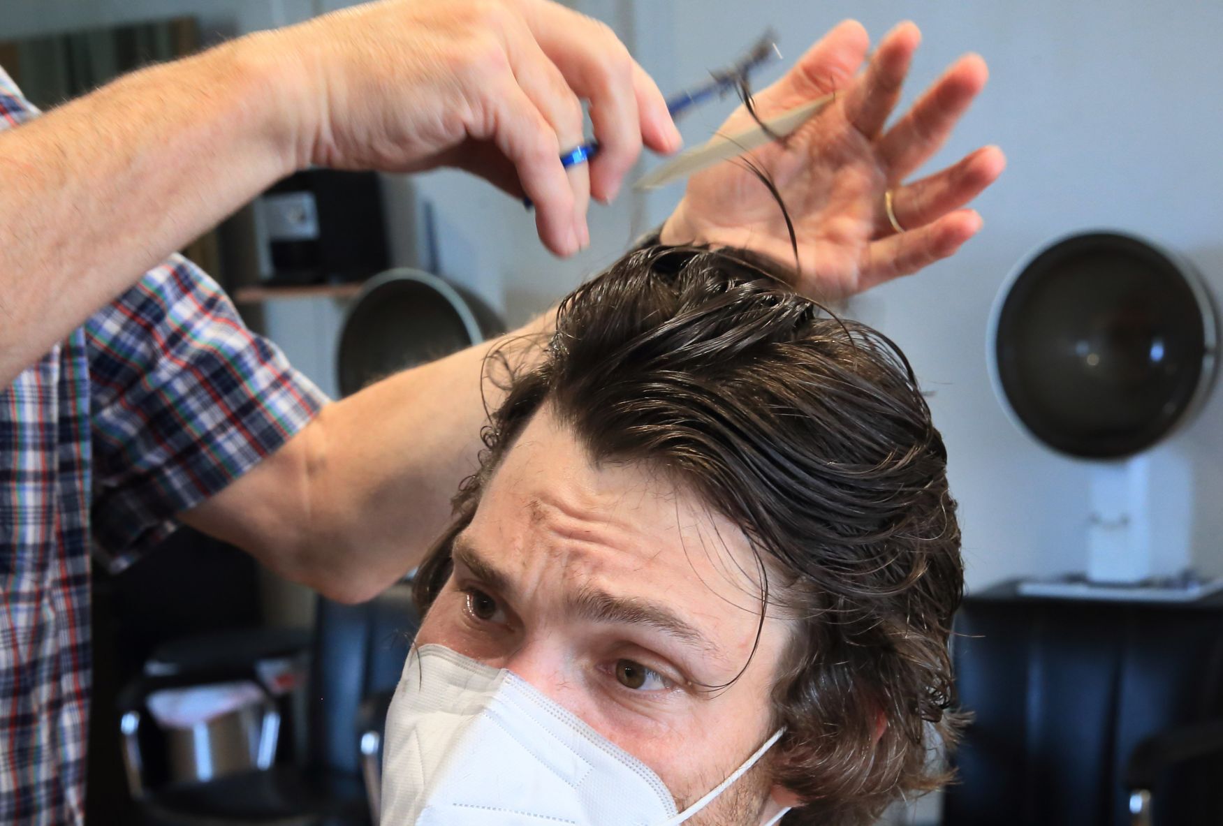 Pandemic hair styles get a trim